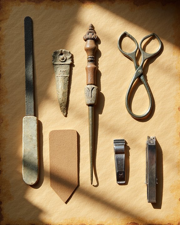 ancient nail cutting methods