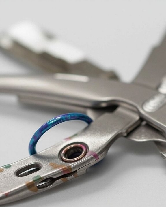attach using key ring