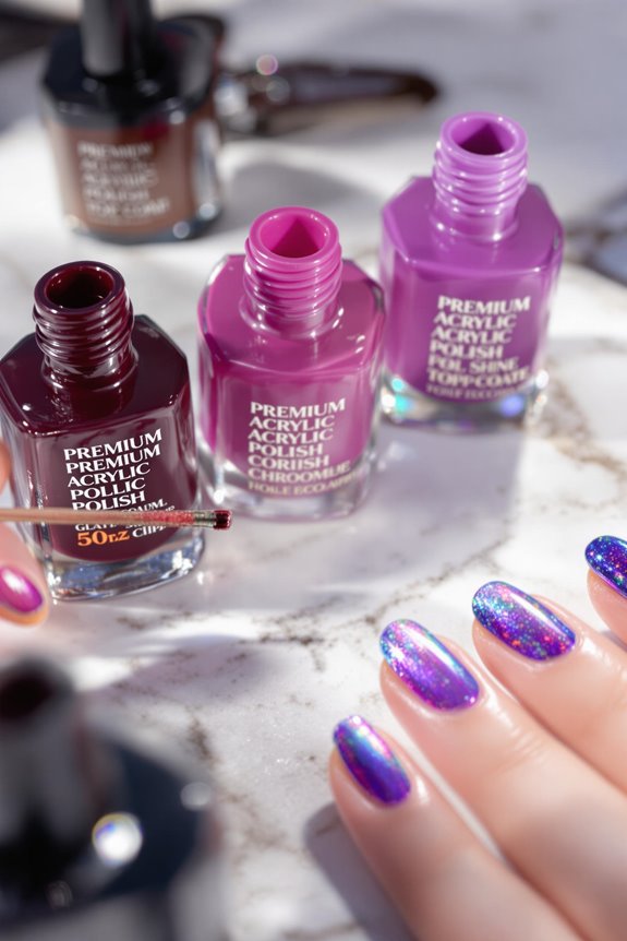choosing acrylic nail polish
