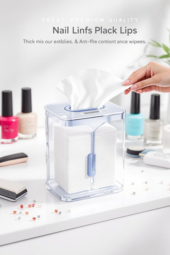 choosing lint free nail wipes