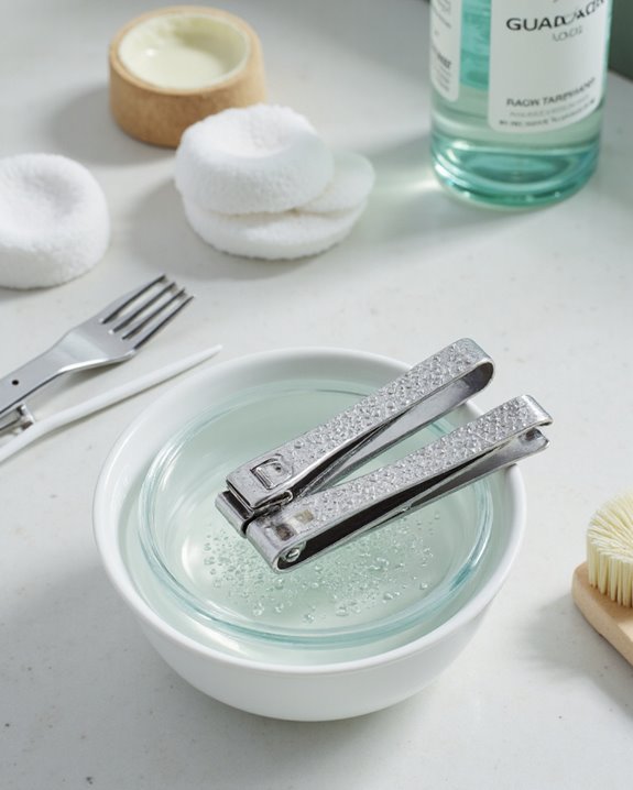 clean and disinfect clippers