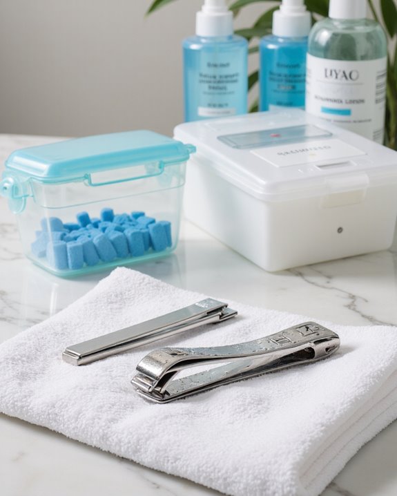 dry and store clippers