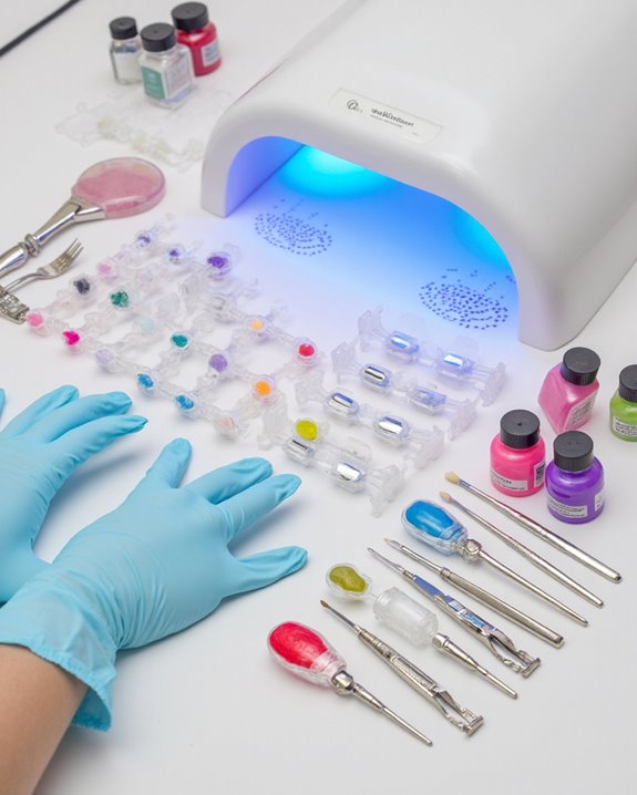 gel and acrylic tools