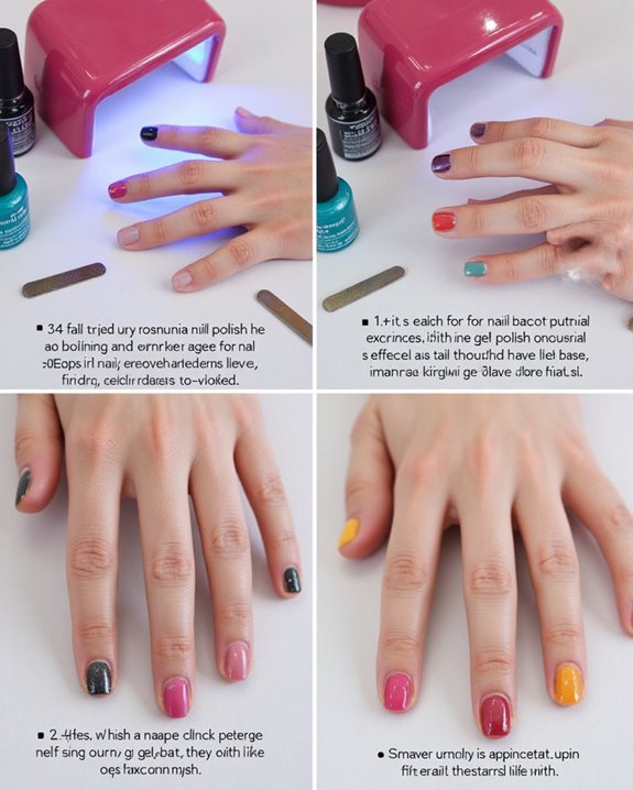 gel sandwich nail technique
