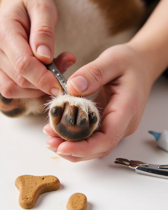 incremental cuts for dark nails