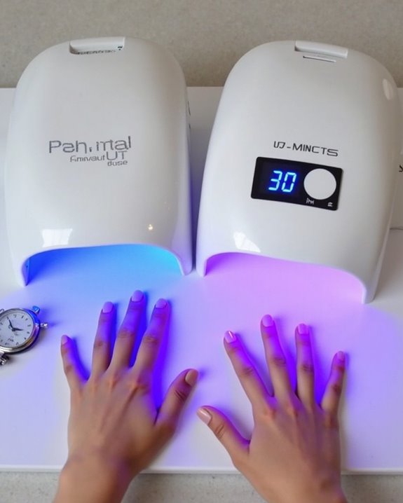 led halves uv exposure