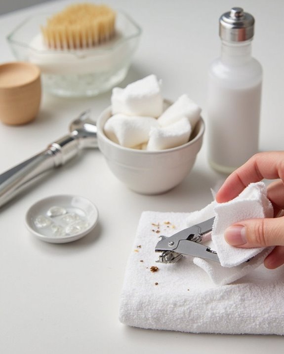 maintain hygiene after trimming