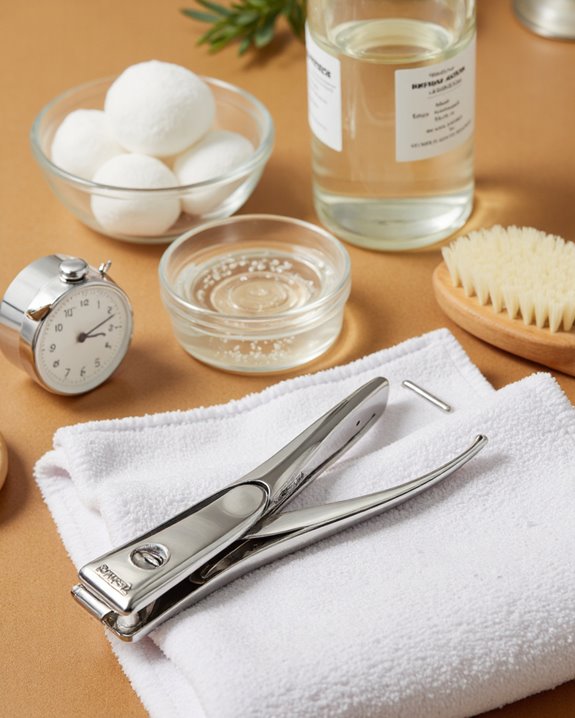 monthly 30 minute alcohol soak