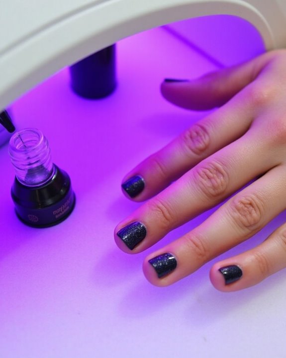 normal polish won t cure