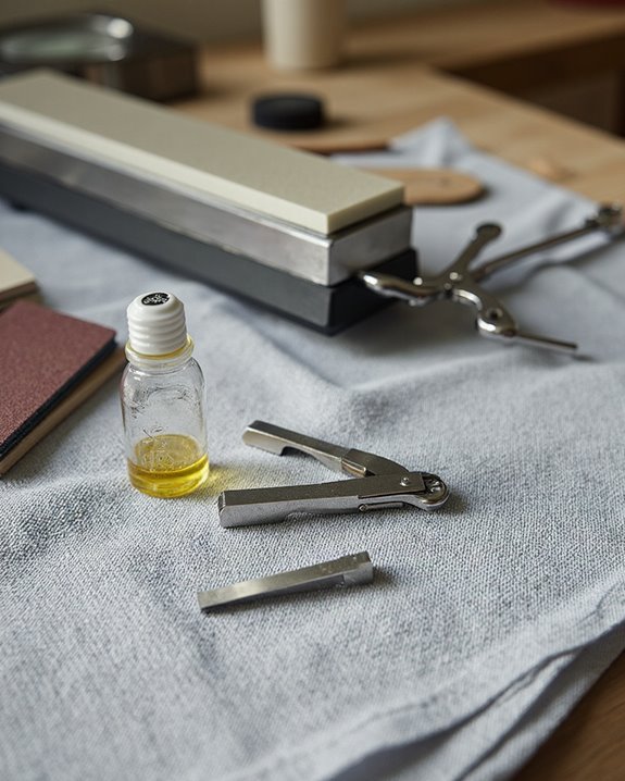 prepare sharpening environment safely