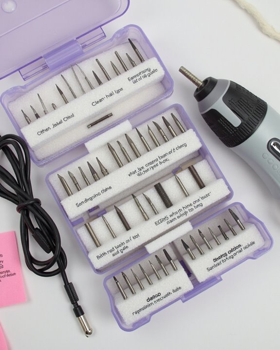 proper nail bit storage