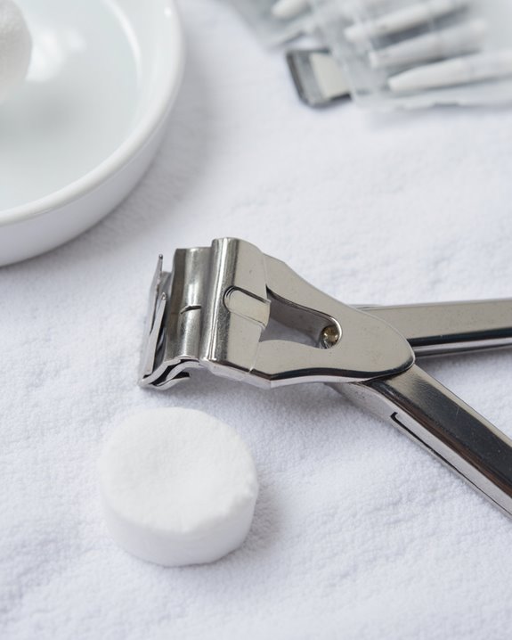 proper nail clippers disinfection