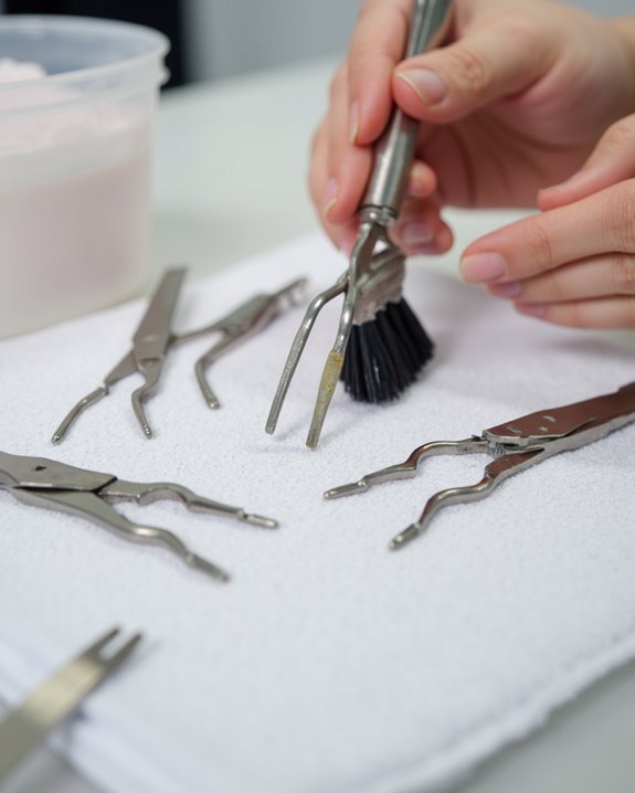 thorough pre cleaning of tools